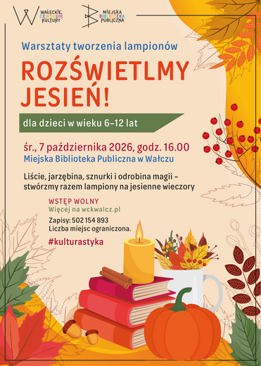 Warsztaty dla dzieci: Rozświetlmy Jesień!