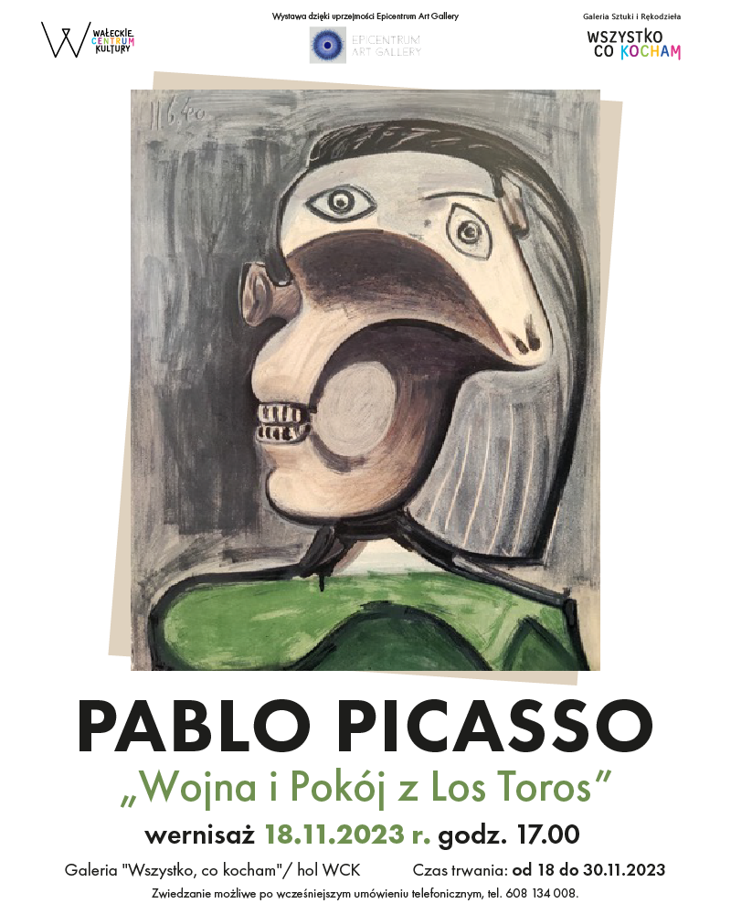 Pablo Picasso wystawa Wałcz plakat