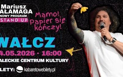 Stand-up: Mariusz Kałamaga - Mamo! Papier się kończy! 